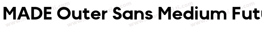 MADE Outer Sans Medium Future History D字体转换